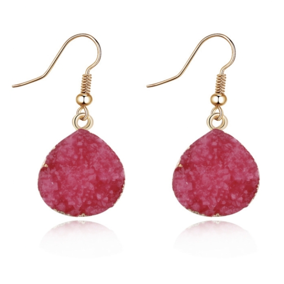 Faux Druzy Earrings - Picture 1 of 5